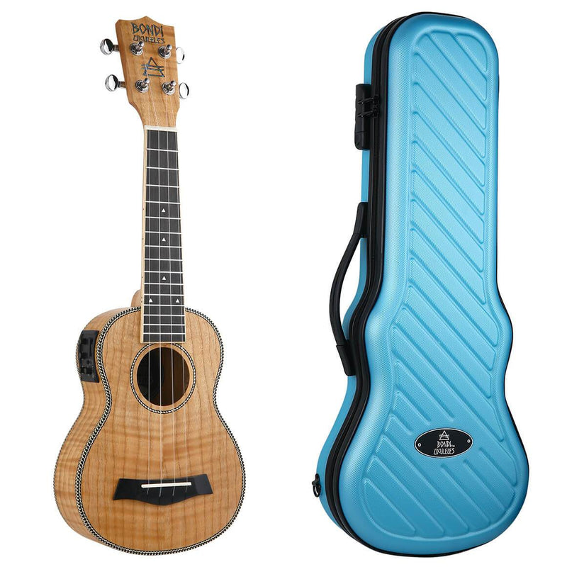 Bondi Tiger Oak Soprano Electric Ukulele