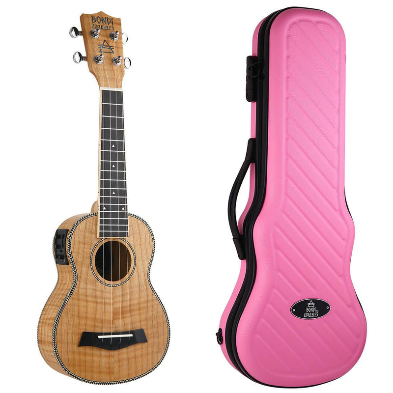 Bondi Tiger Oak Soprano Electric Ukulele