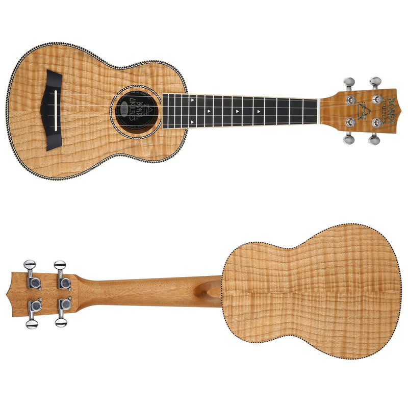 Bondi Tiger Oak Soprano Ukulele Left Handed