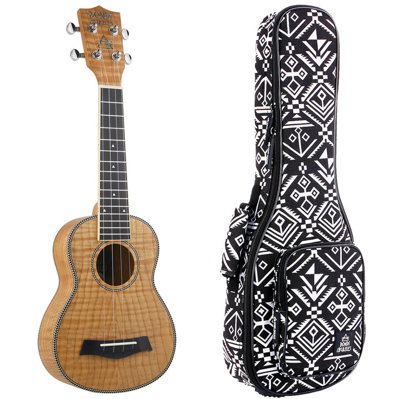 Bondi Tiger Oak Soprano Ukulele Left Handed