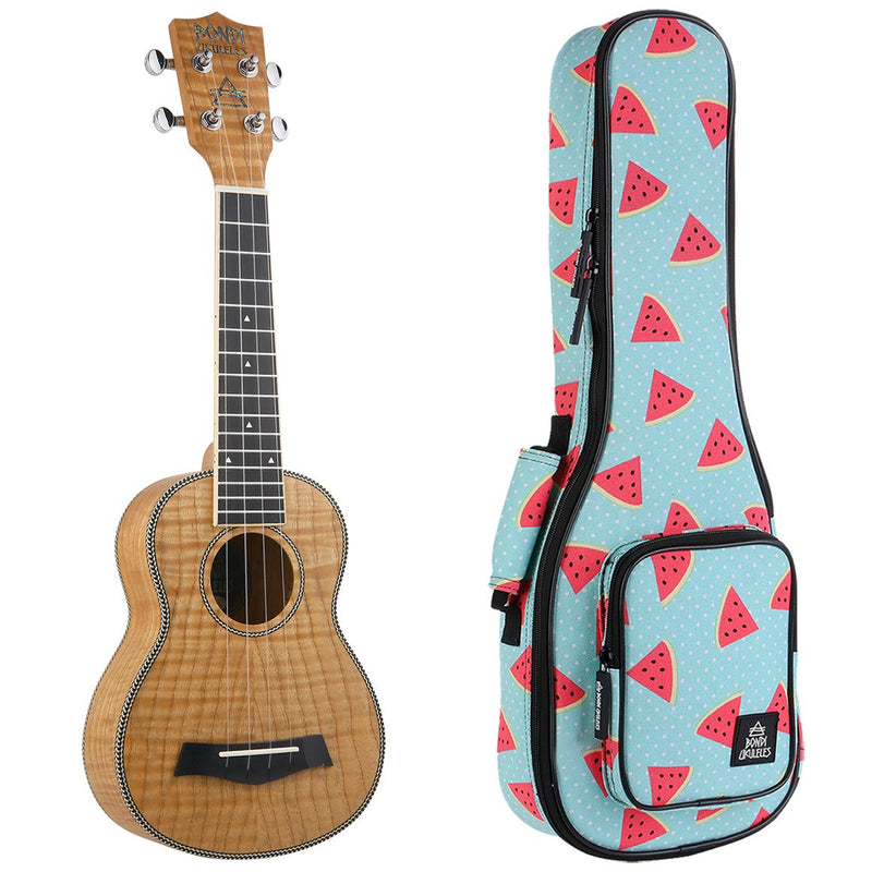 Bondi Tiger Oak Soprano Ukulele Left Handed