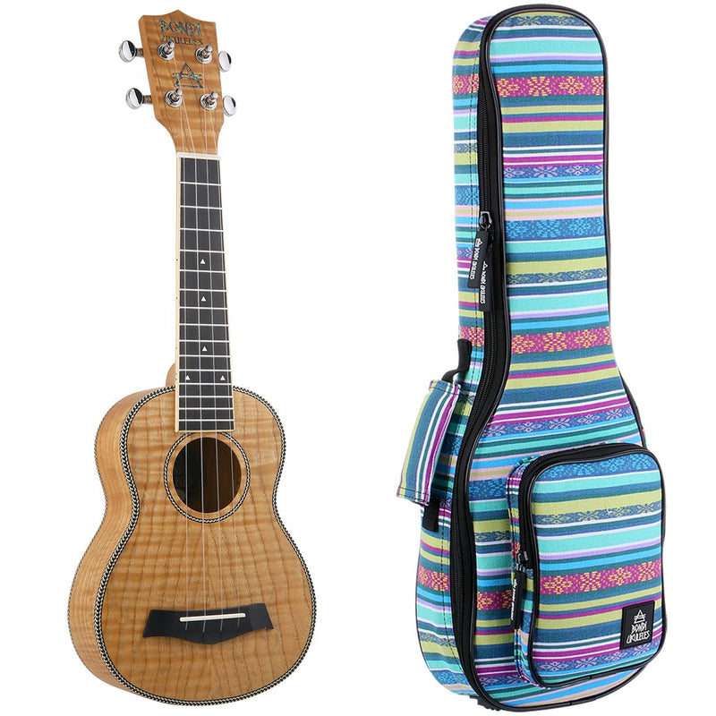 Bondi Tiger Oak Soprano Ukulele Left Handed