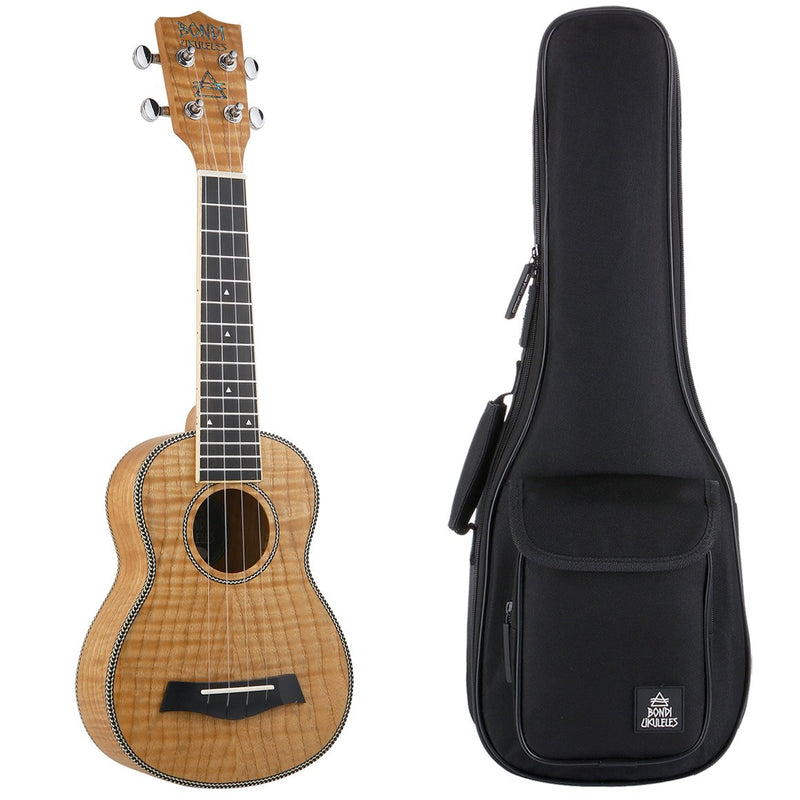 Bondi Tiger Oak Soprano Ukulele Left Handed