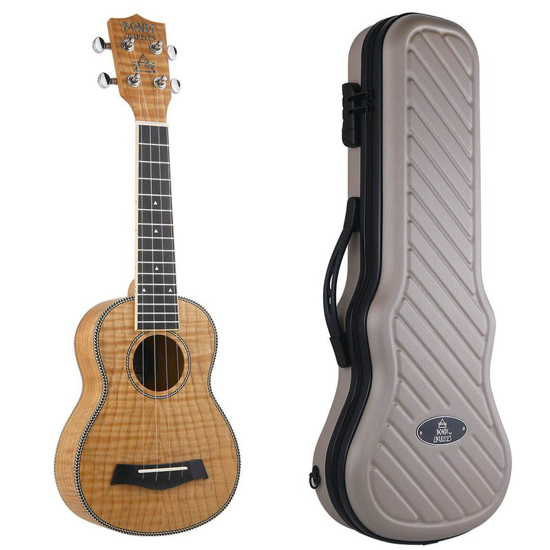 Bondi Tiger Oak Soprano Ukulele Left Handed