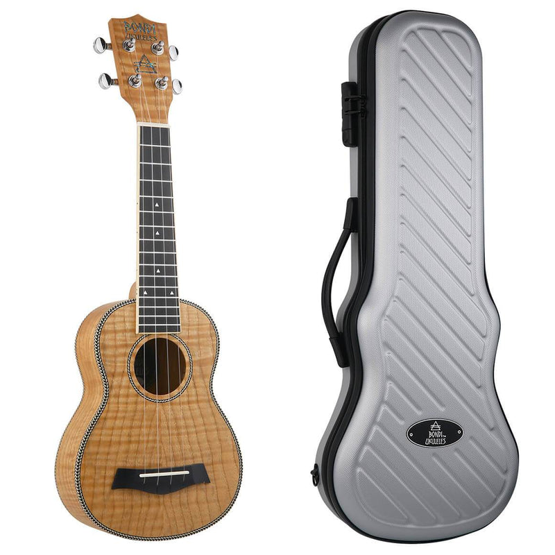 Bondi Tiger Oak Soprano Ukulele Left Handed