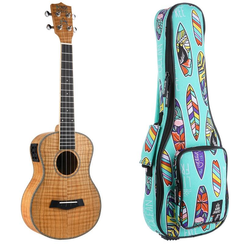 Bondi Tiger Oak Tenor Electric Ukulele