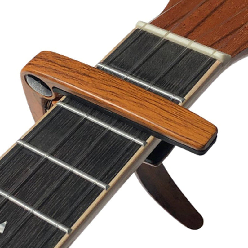Bondi Ukuleles Deluxe Capo - Sandalwood Print