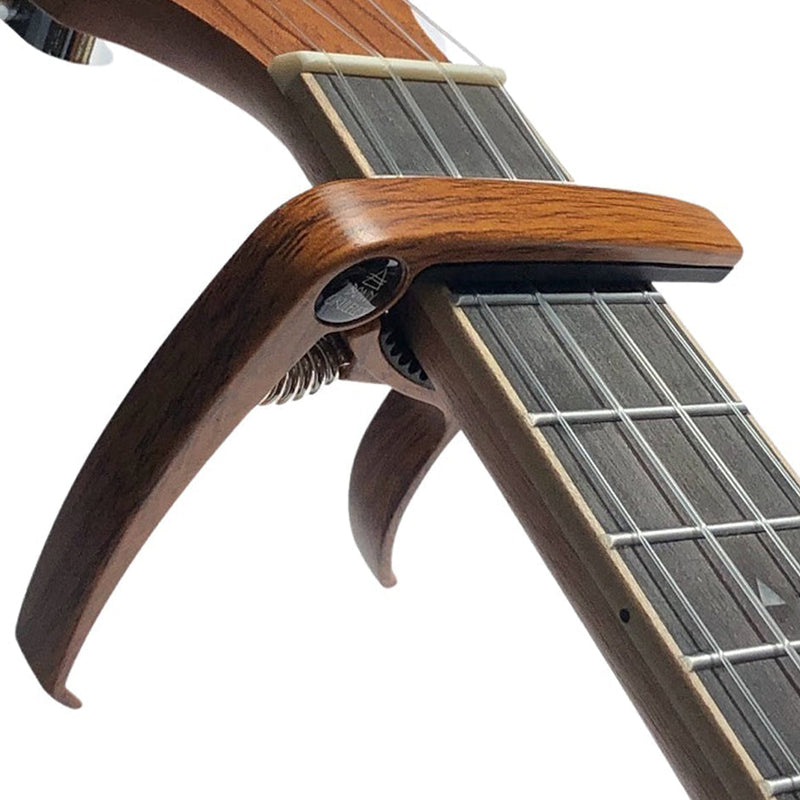 Bondi Ukuleles Deluxe Capo - Sandalwood Print