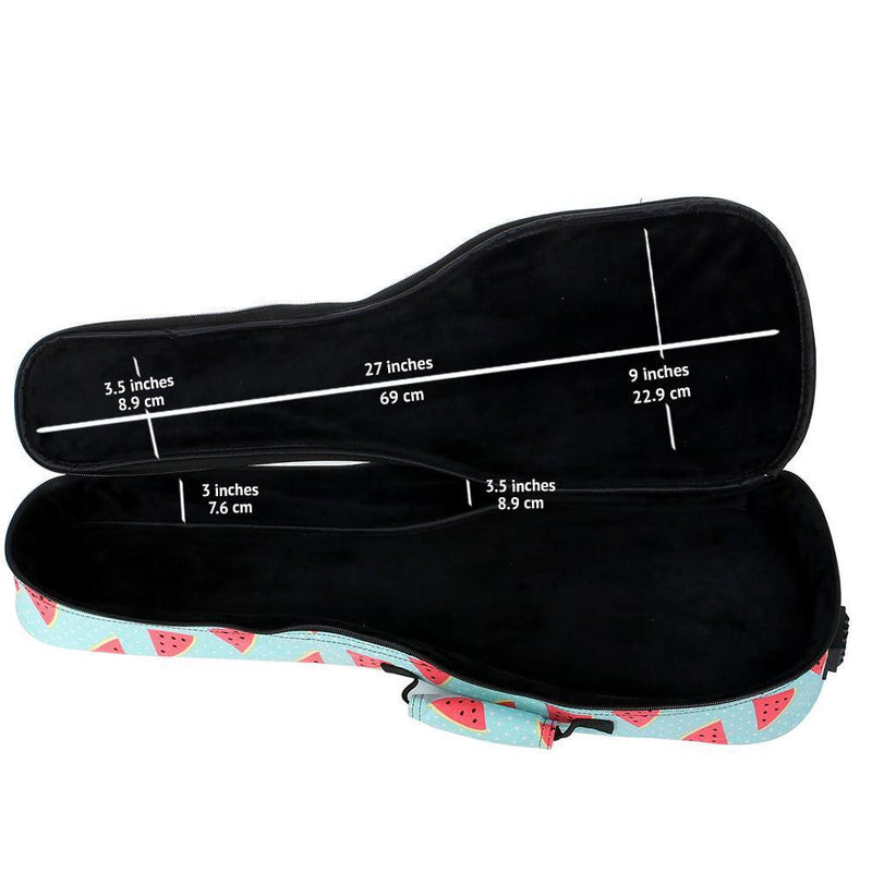 Bondi Watermelon Delight Ukulele Gig Bag - Tenor Size