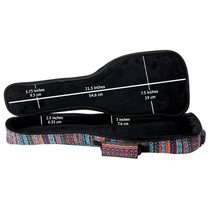 Bondi Yarramundi Tribal Ukulele Gig Bag - Soprano Size