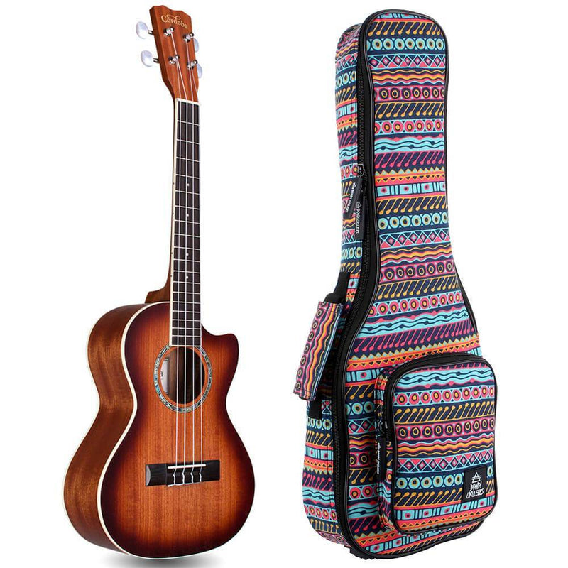 Cordoba 15TM-CE Mahogany Tenor Electric Ukulele