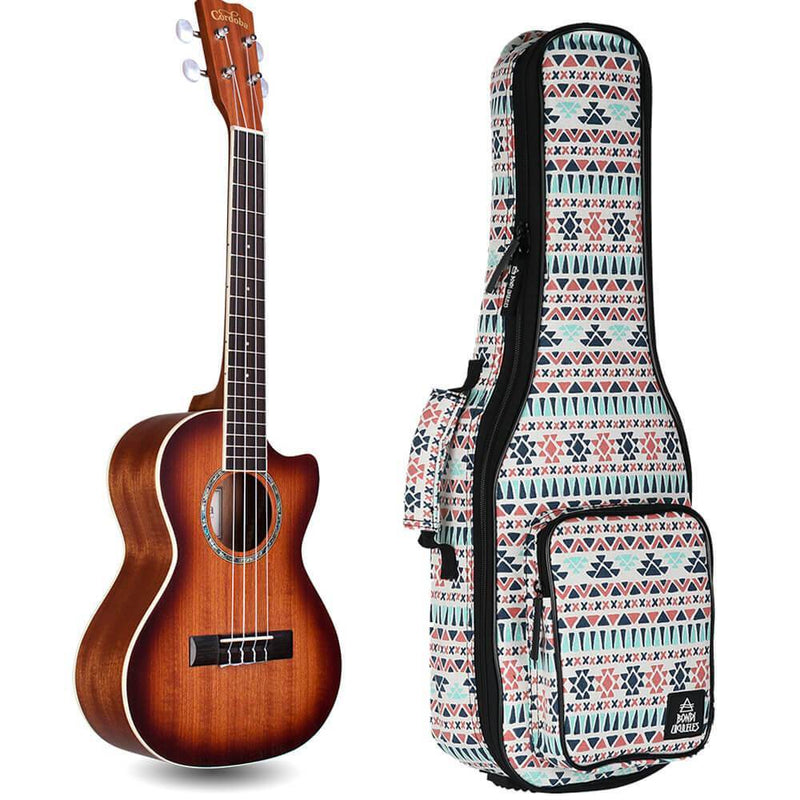 Cordoba 15TM-CE Mahogany Tenor Electric Ukulele