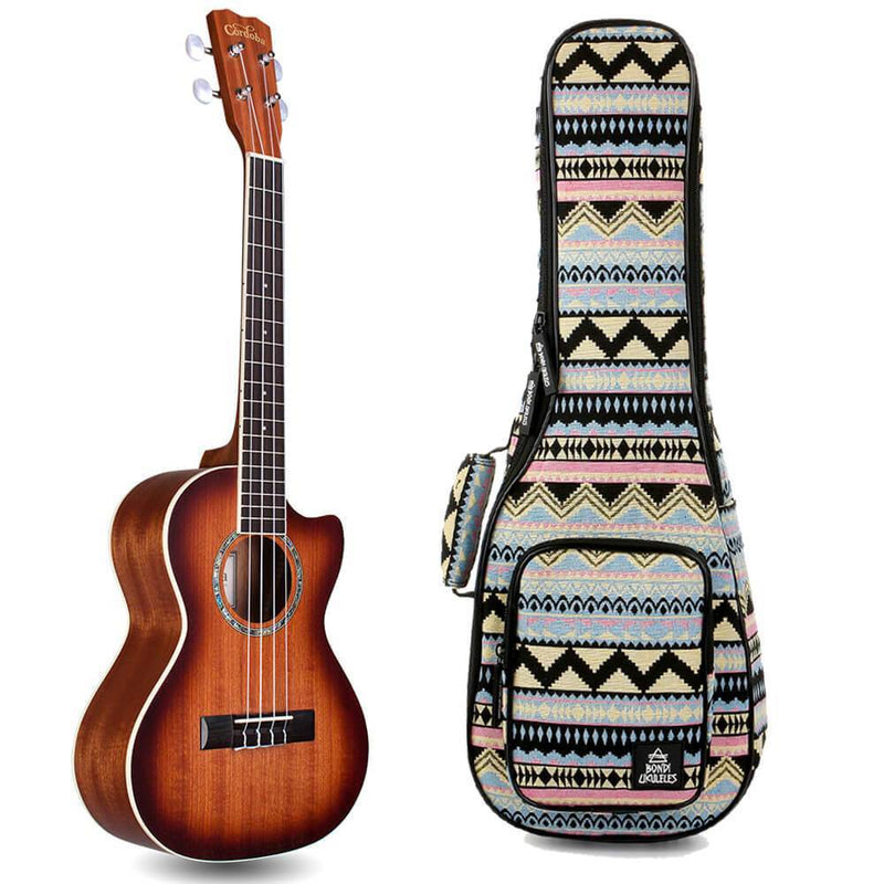 Cordoba 15TM-CE Mahogany Tenor Electric Ukulele