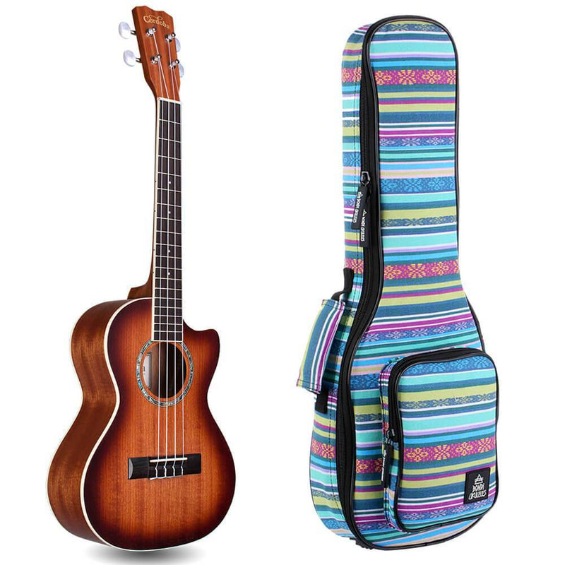Cordoba 15TM-CE Mahogany Tenor Electric Ukulele