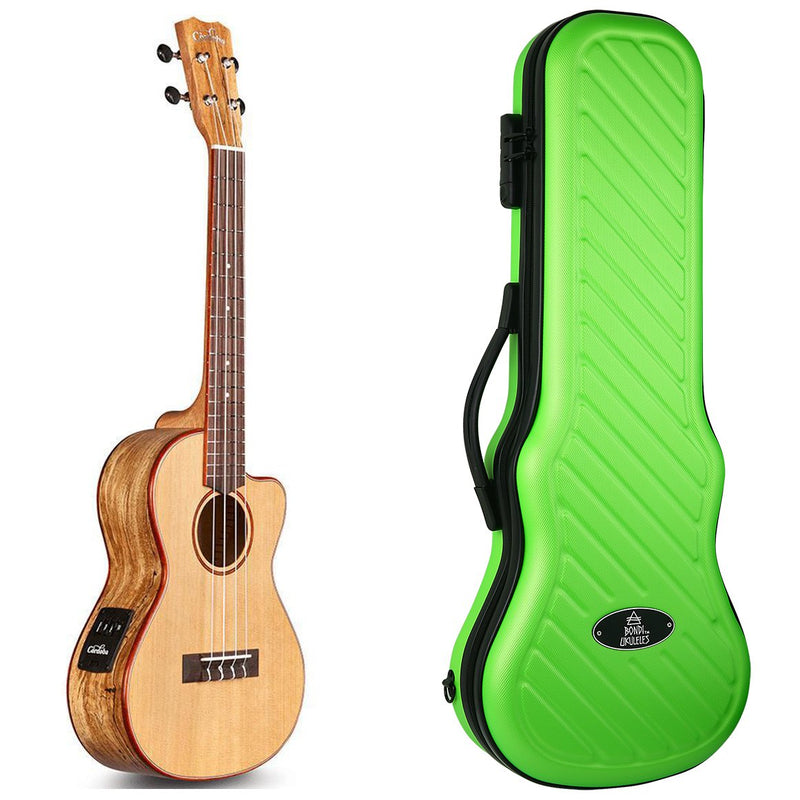 Cordoba 24T-CE Spruce & Spalted Maple Tenor Electric Ukulele