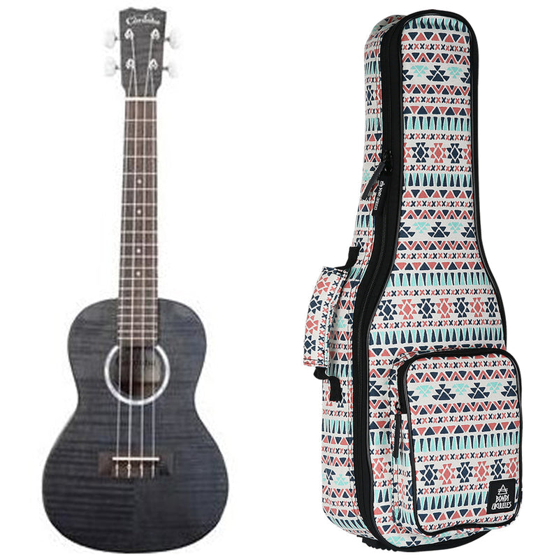 Cordoba CO-15CFMGG Concert Ukulele - Granite Grey
