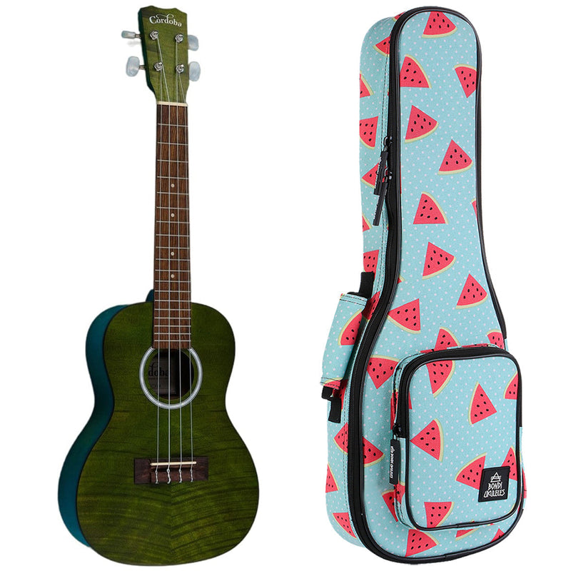 Cordoba CO-15CFMJG Concert Ukulele - Jade Green