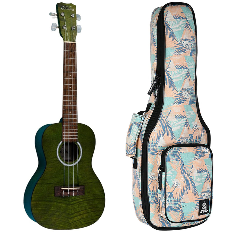 Cordoba CO-15CFMJG Concert Ukulele - Jade Green