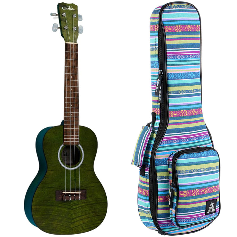 Cordoba CO-15CFMJG Concert Ukulele - Jade Green