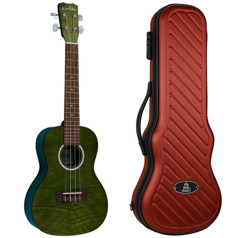 Cordoba CO-15CFMJG Concert Ukulele - Jade Green