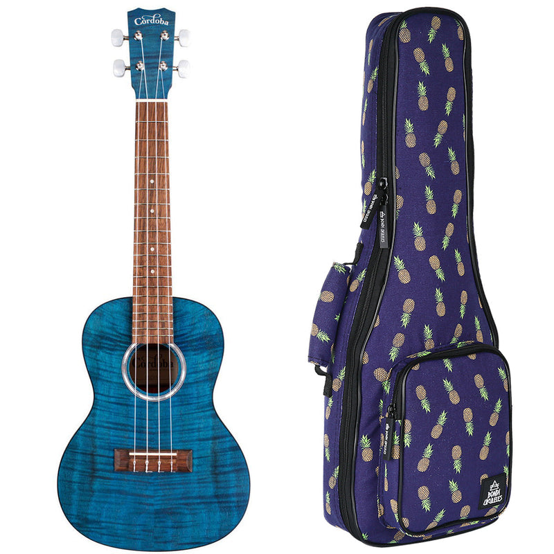 Cordoba CO-15CFMSB Concert Ukulele - Sapphire Blue