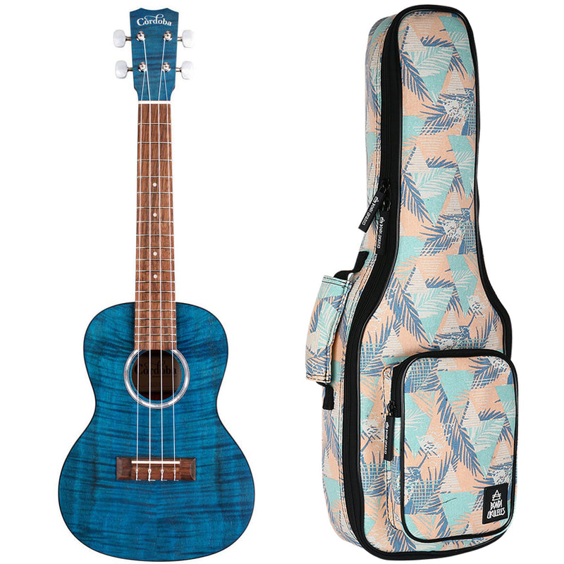 Cordoba CO-15CFMSB Concert Ukulele - Sapphire Blue