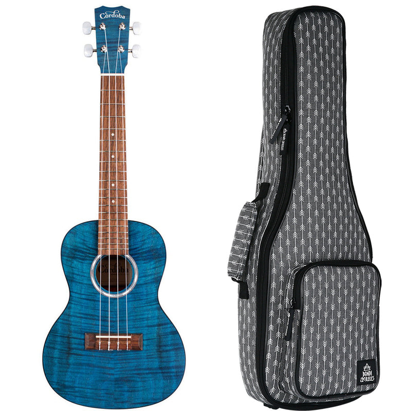 Cordoba CO-15CFMSB Concert Ukulele - Sapphire Blue