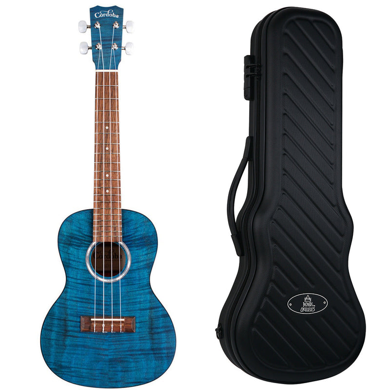 Cordoba CO-15CFMSB Concert Ukulele - Sapphire Blue