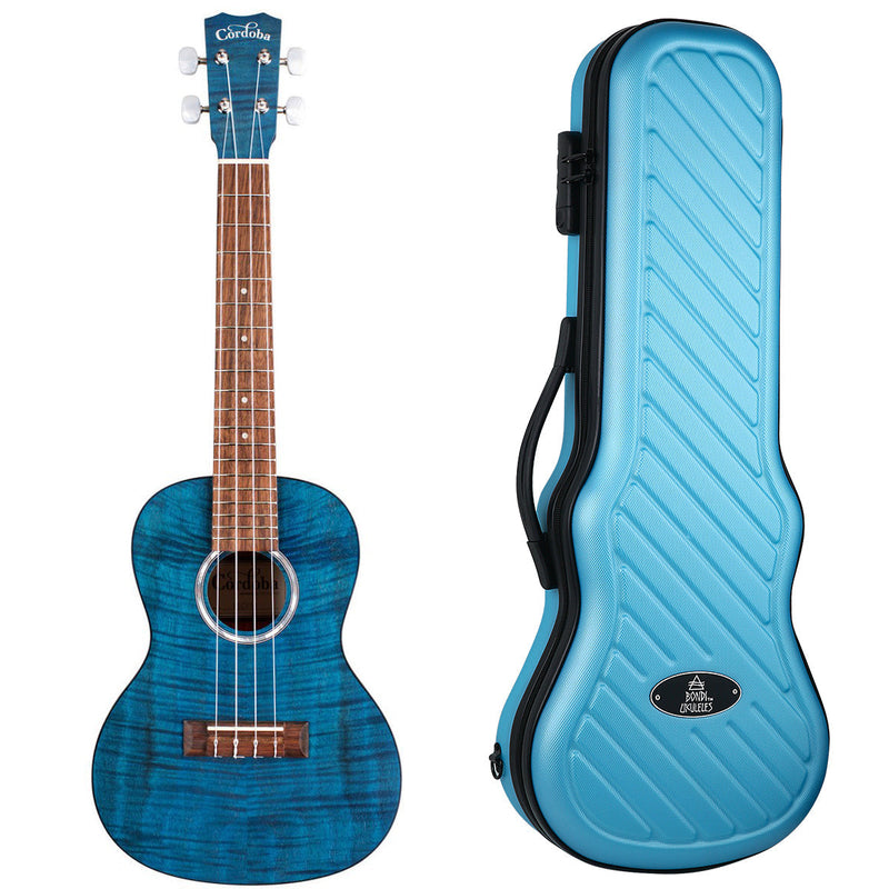 Cordoba CO-15CFMSB Concert Ukulele - Sapphire Blue