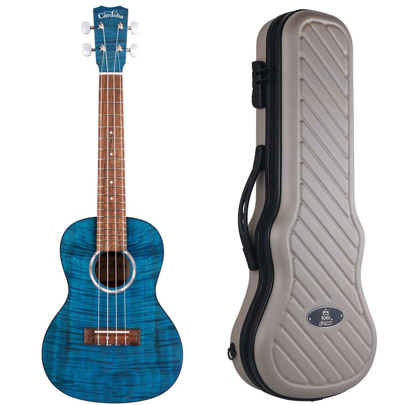 Cordoba CO-15CFMSB Concert Ukulele - Sapphire Blue