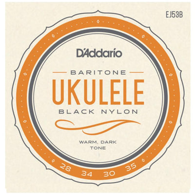 D'Addario Pro Arte Rectified Black Nylon Ukulele Strings for Baritone