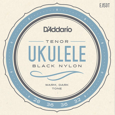 D'Addario Pro Arte Rectified Black Nylon Ukulele Strings for Tenor
