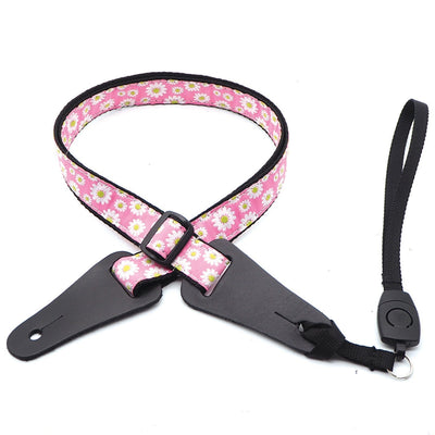 Ukulele Strap - Made in Australia - Cosmos Pink