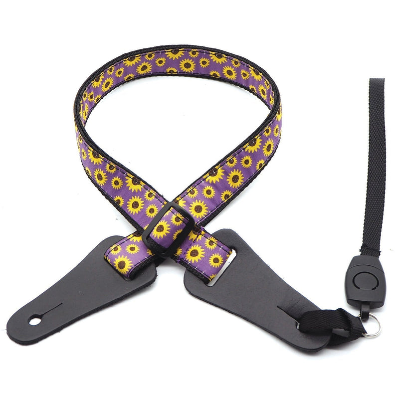 Ukulele Strap - Made in Australia - Sunflower