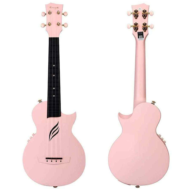 Enya Nova U Carbon Concert Pink Electric Ukulele