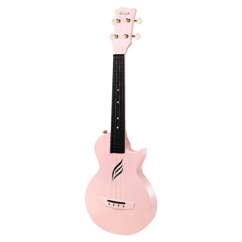 Enya Nova U Carbon Concert Pink Electric Ukulele