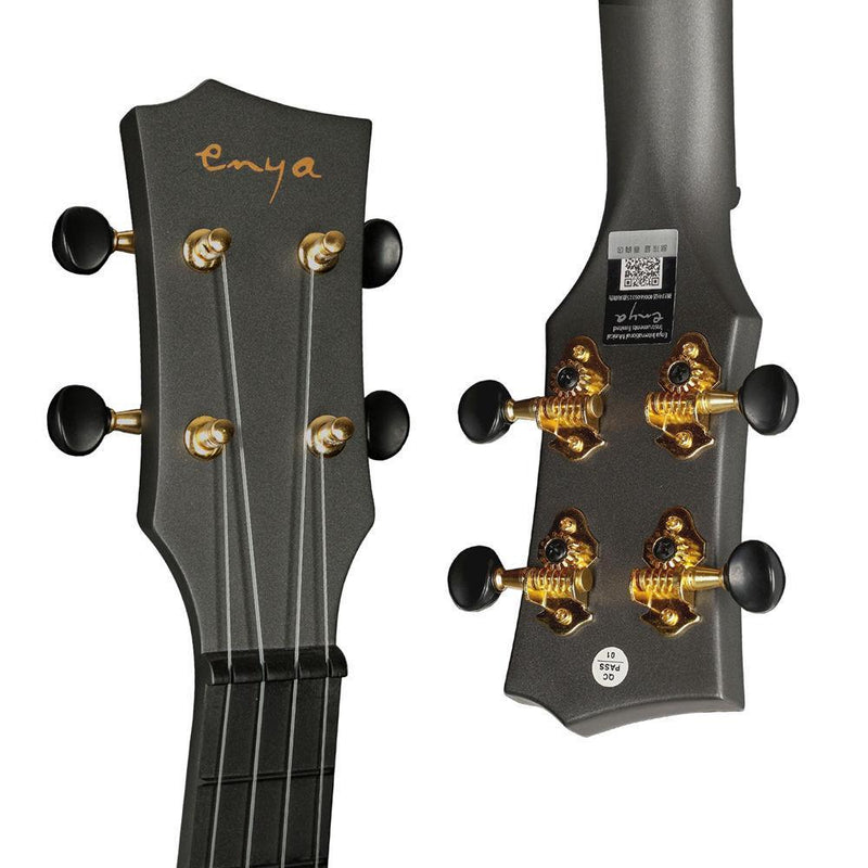 Enya Nova U Carbon Concert Ukulele - Black