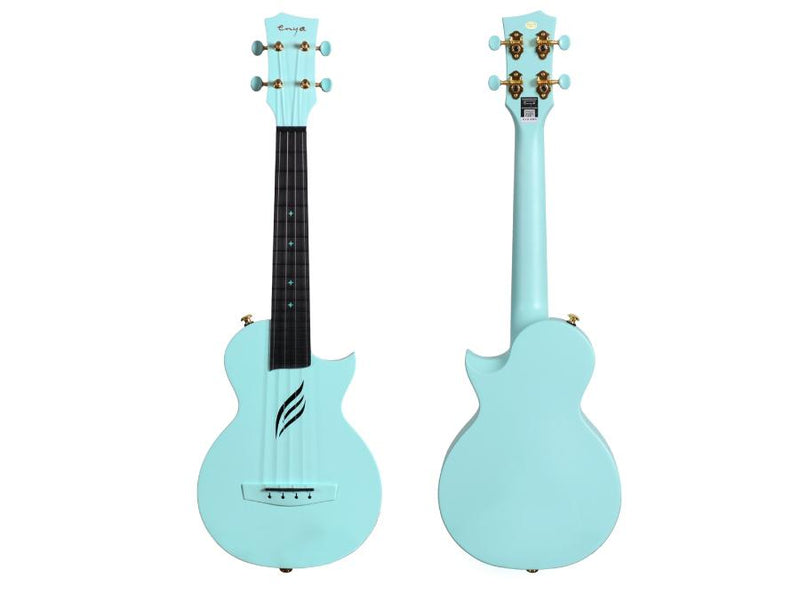 Enya Nova U Carbon Concert Ukulele - Blue