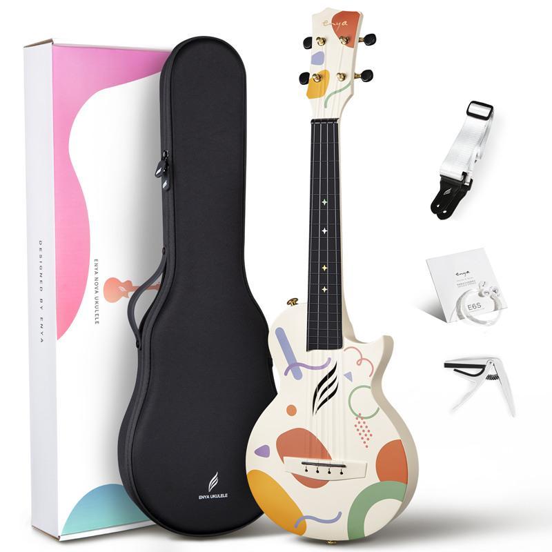 Enya Nova U Carbon Concert Ukulele - Joy