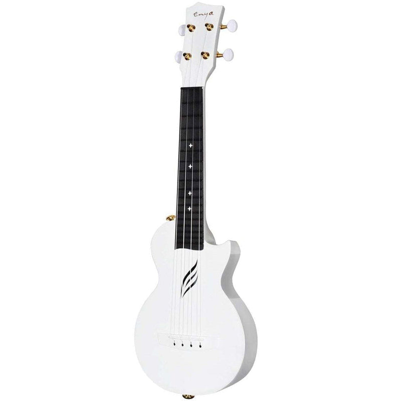 Enya Nova U Carbon Concert Ukulele - White