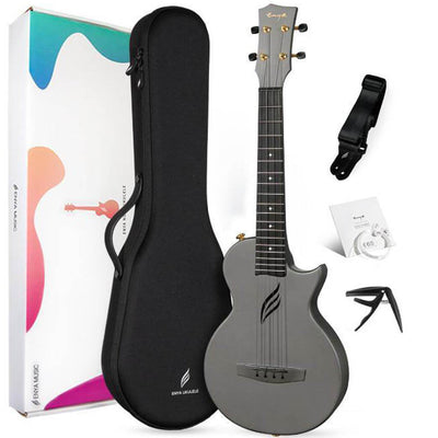 Enya Nova U Carbon Tenor Pro Ukulele - Black