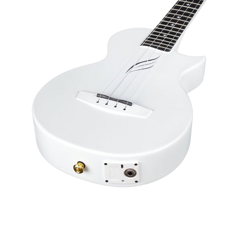 Enya Nova U Carbon Tenor Pro White Electric Ukulele