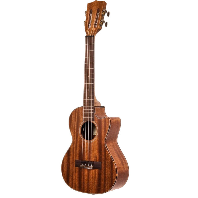 Kala All Solid Mahogany Cutaway Tenor Electric Ukulele
