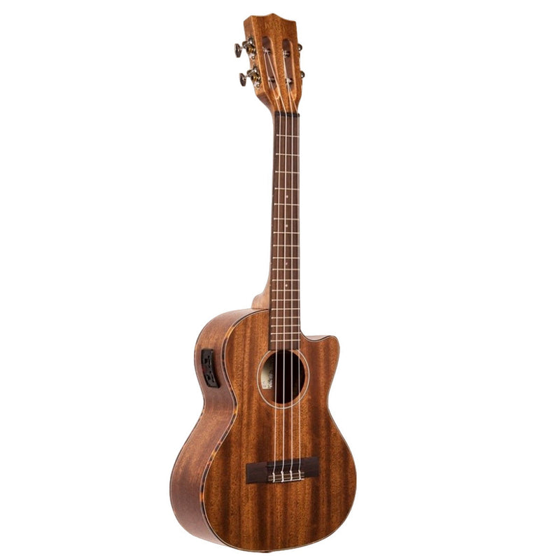 Kala All Solid Mahogany Cutaway Tenor Electric Ukulele