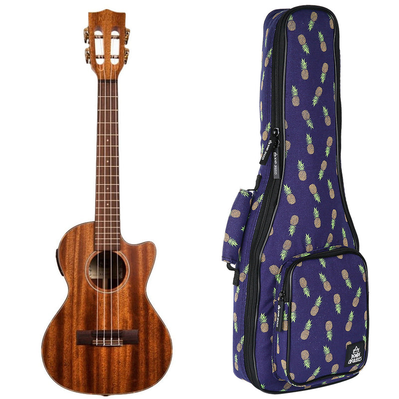 Kala All Solid Mahogany Cutaway Tenor Electric Ukulele