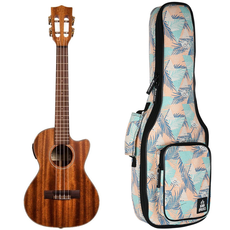 Kala All Solid Mahogany Cutaway Tenor Electric Ukulele