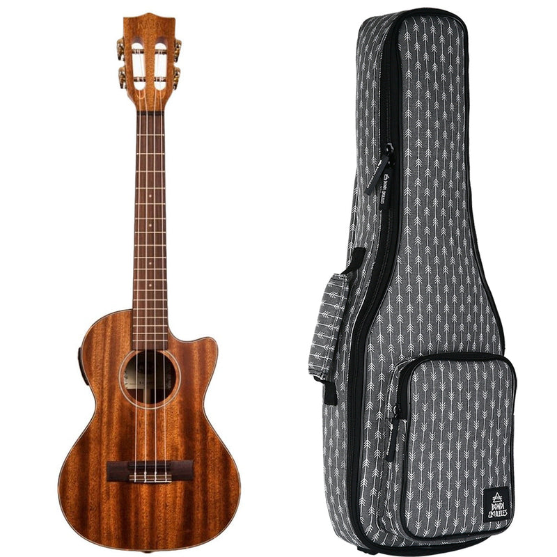 Kala All Solid Mahogany Cutaway Tenor Electric Ukulele