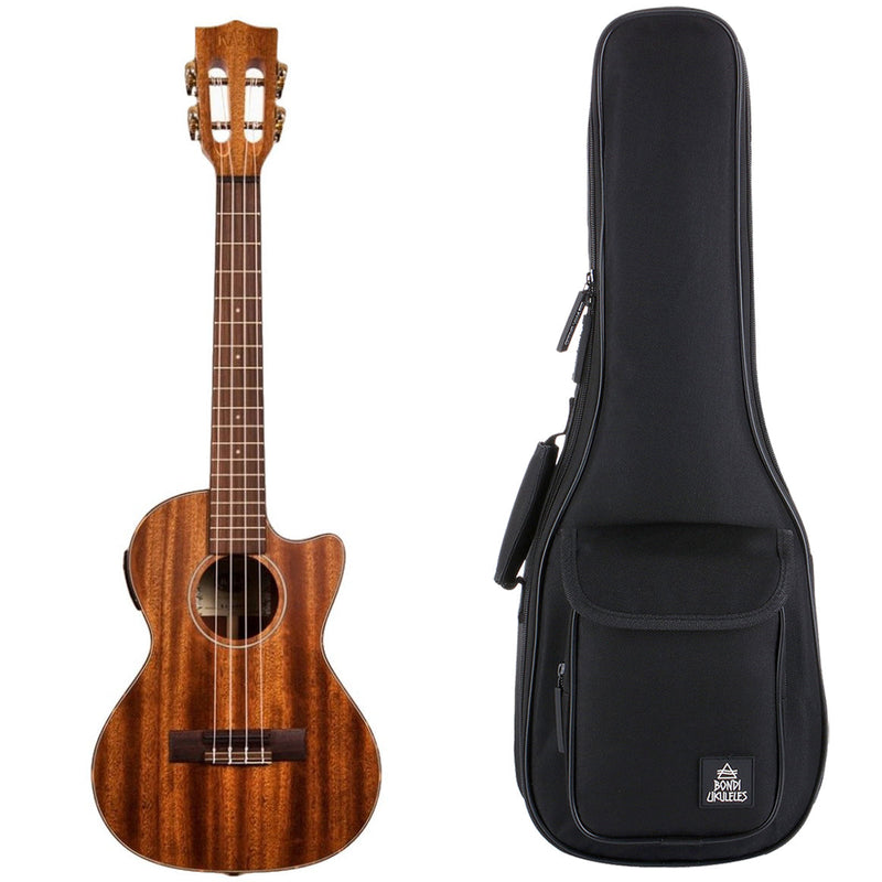 Kala All Solid Mahogany Cutaway Tenor Electric Ukulele