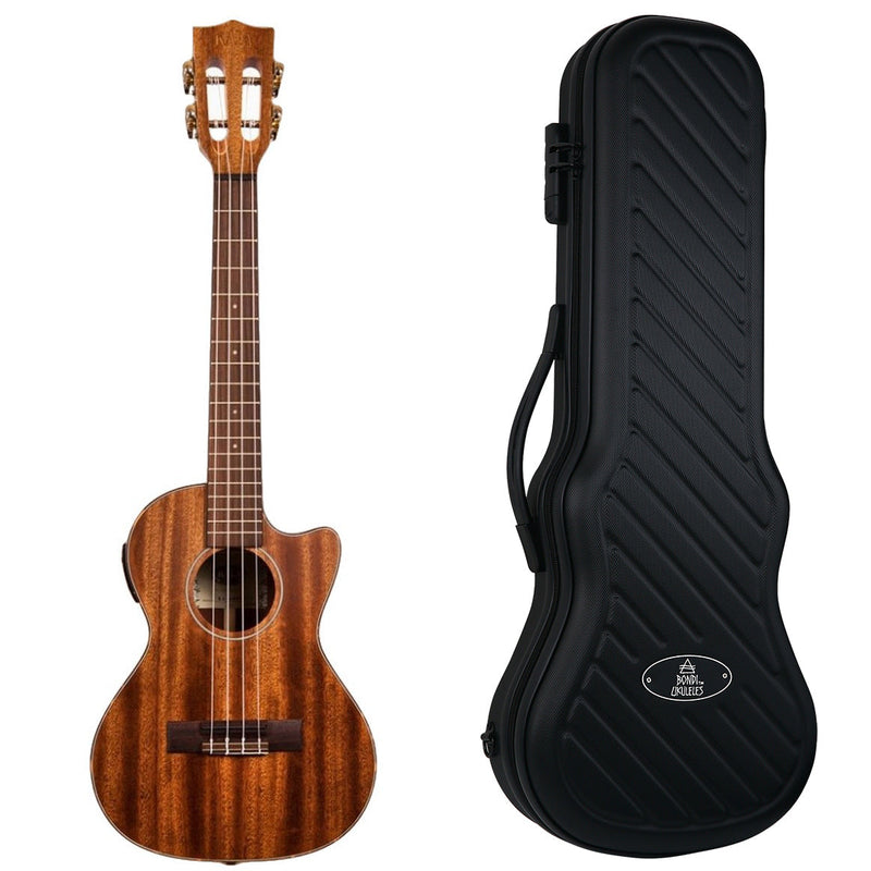 Kala All Solid Mahogany Cutaway Tenor Electric Ukulele