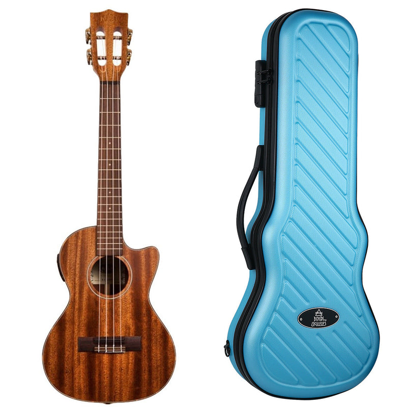 Kala All Solid Mahogany Cutaway Tenor Electric Ukulele